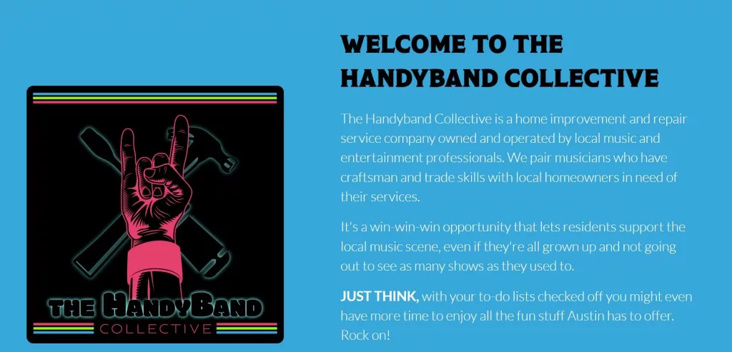 handyband collective, Austin Texas