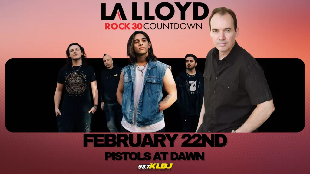 LA Lloyd rock 30 host pistols at dawn feb 22 2025 KLBJFM 93.7 Austin Texas