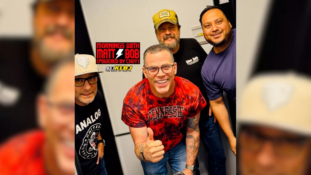 steve o header for podcast recap 5-2-25 matt and bob on klbjfm austin texas