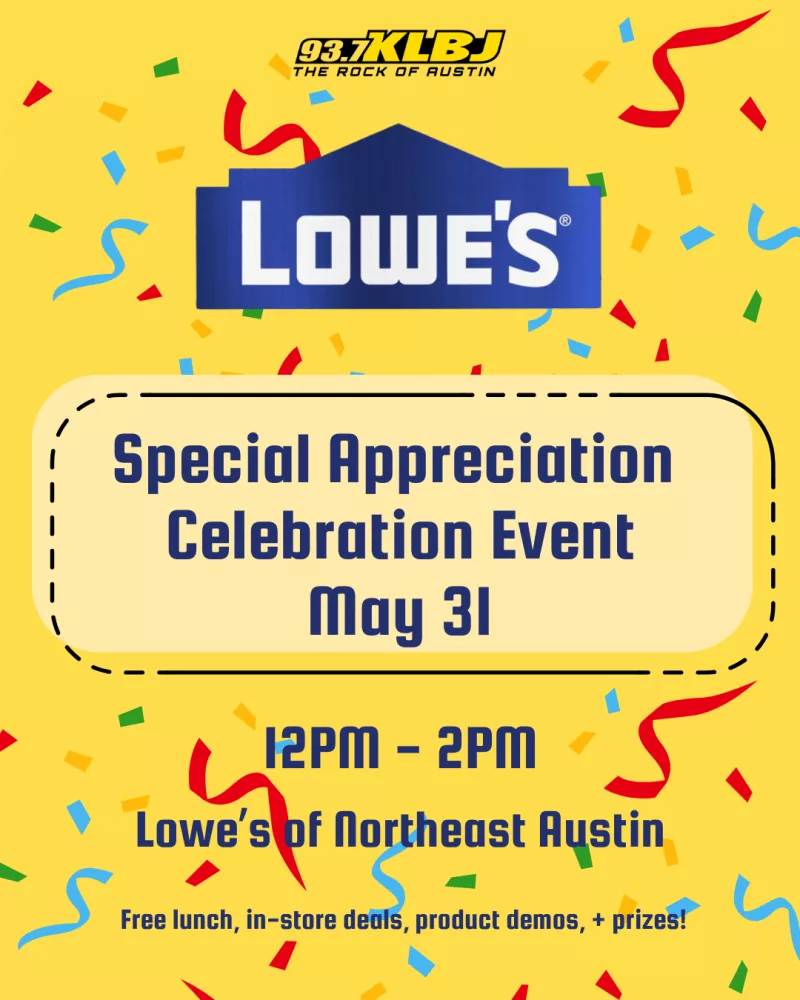 Lowe's event may 31st Hutto, Texas
