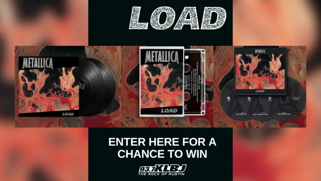 Metallica contest digital download on KLBJFM (June 2025) Header image