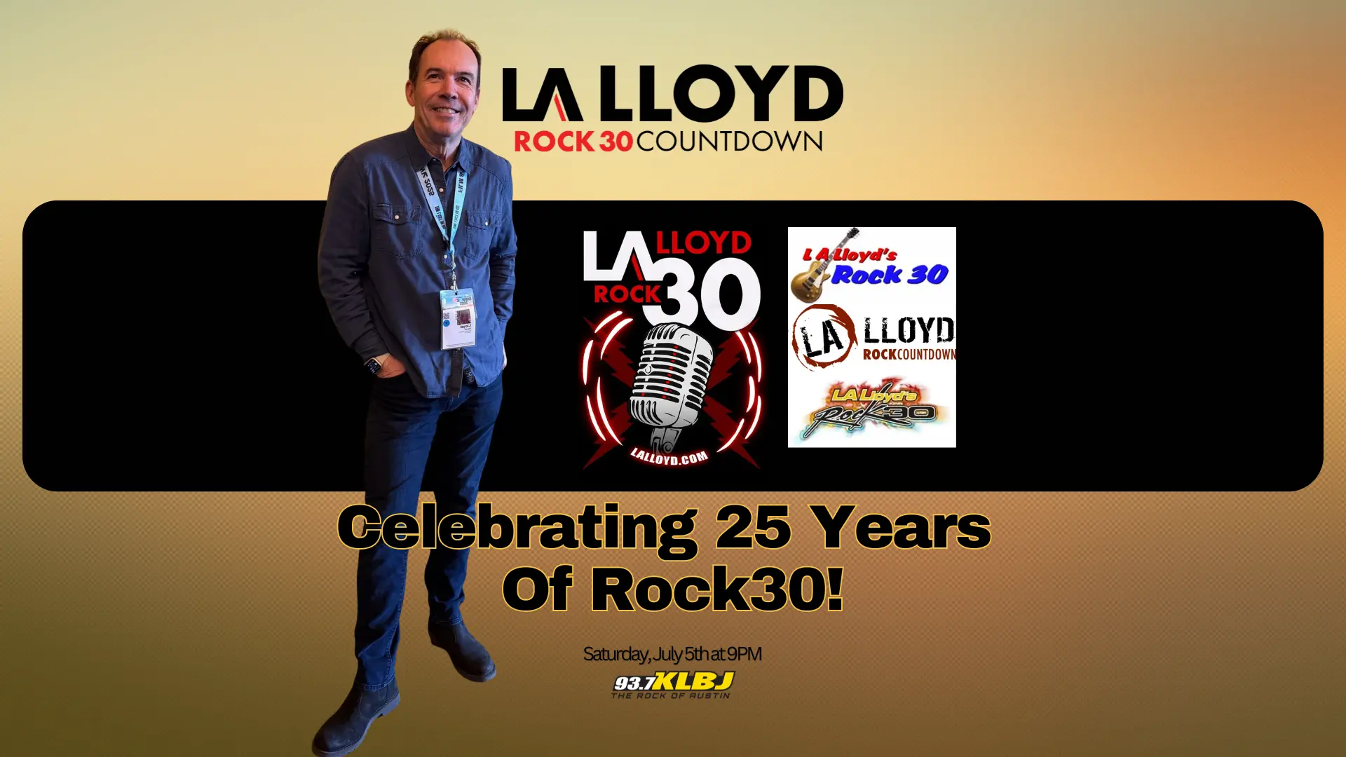 LA Lloyd Rock 30 Countdown celebrates 25 years!
