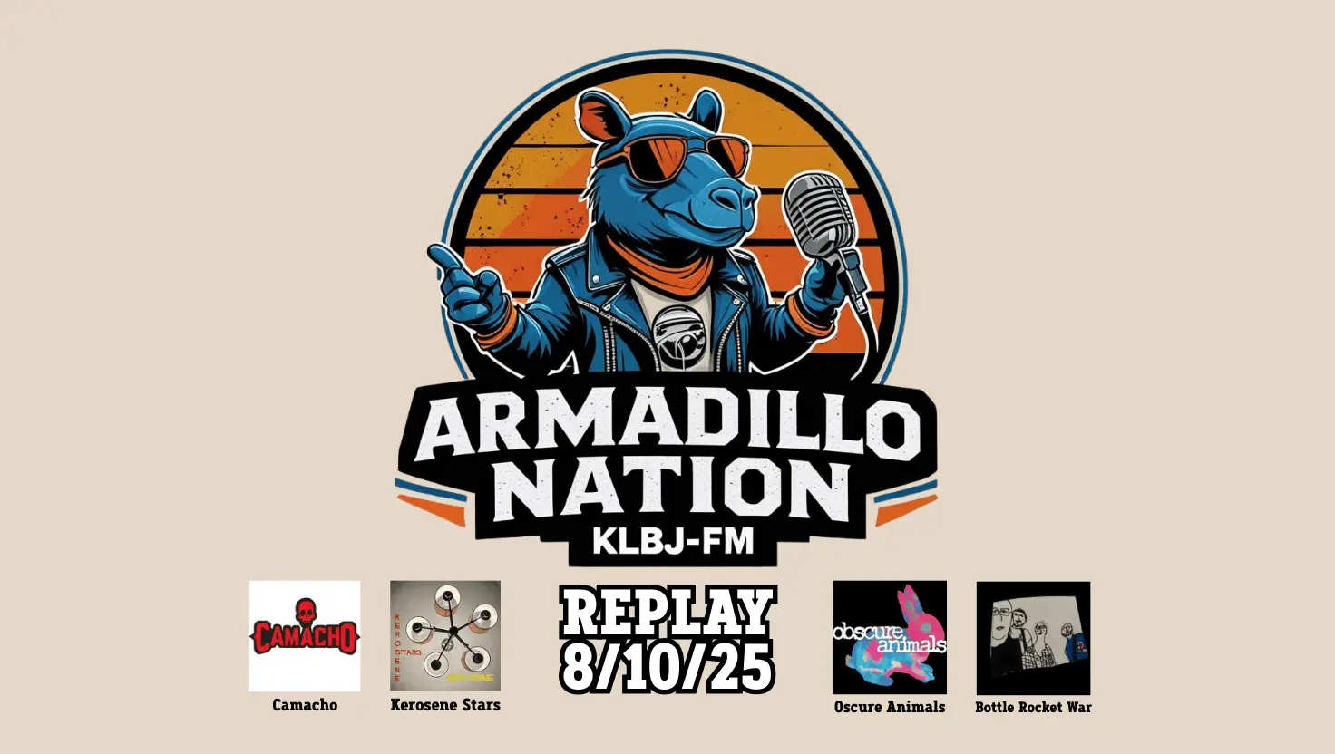 Armadillo nation header recap 8/10/25 klbj