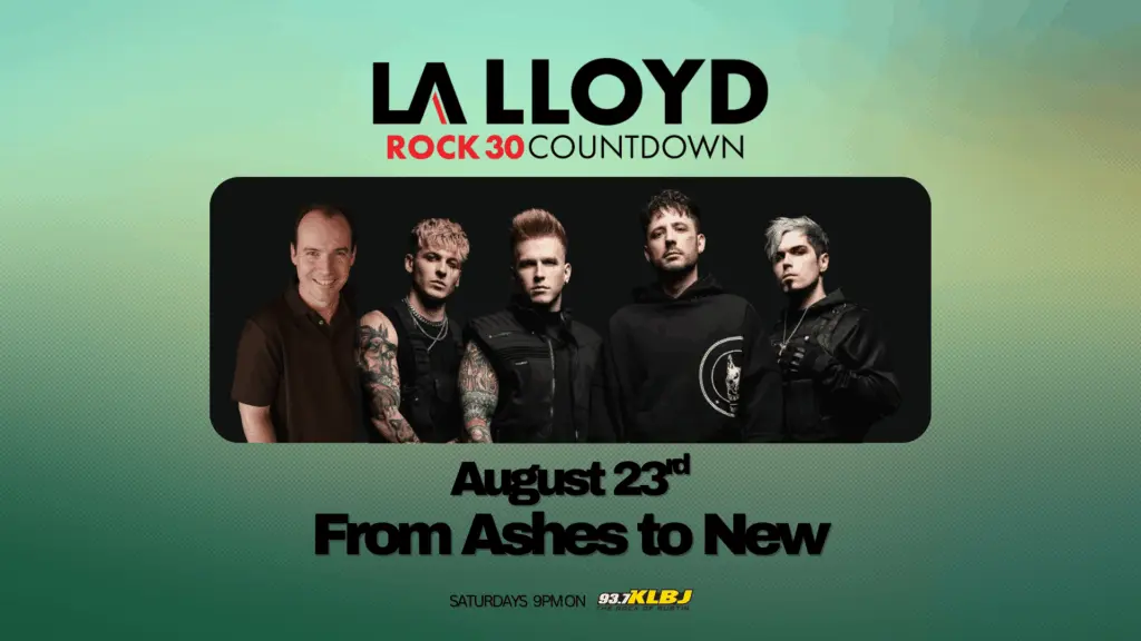 Rock30 graphic header aug 23 2025 from ashes to new