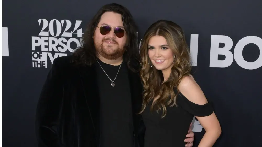 Wolfgang Van Halen and wife Andraia Allsop at the MusiCares Person of the Year Gala. LOS ANGELES^ USA. February 02^ 2024