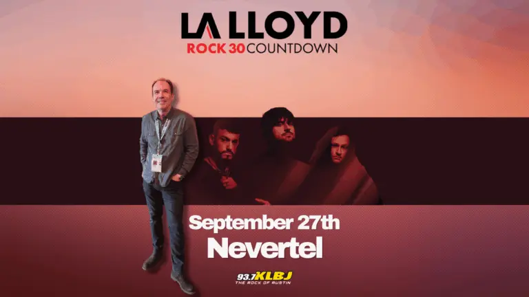 Nevertel Co-Hosts the Rock 30 Countdown with L.A. Lloyd This Saturday 9/27/25
