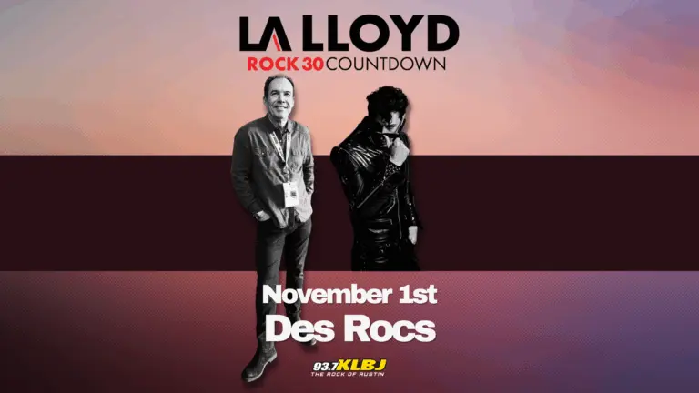 Des Rocs Cohosts the Rock30 Countdown with L.A. Lloyd