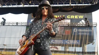 SLASH performing at Rock on the Range 2007^ located in Columbus Crew Stadium in Columbus^ Ohio^ USA on May 19^ 2007