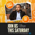 NEW LOCATION: Texas Watch Party with Chuy at Victory Lap 11/15