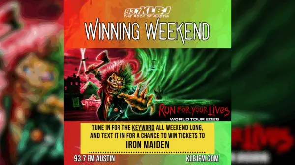 WINNING WEEKEND: IRON MAIDEN 11/14-11/16