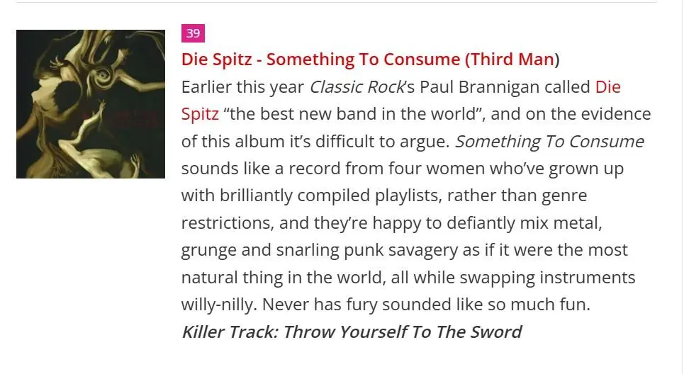 die spitz makes list on loudersounds top 50 albums of 2025