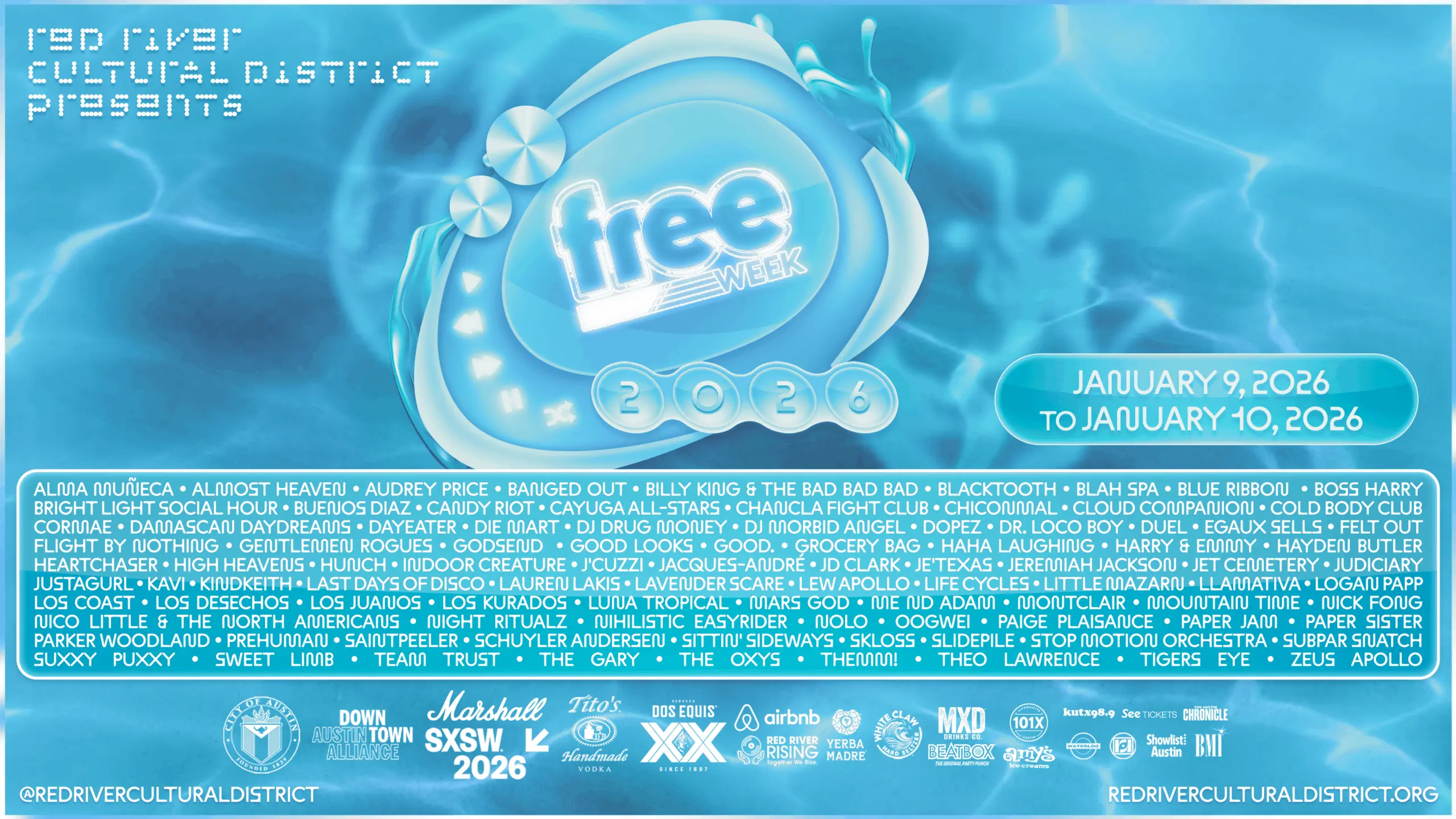 redriver free week 2026 event