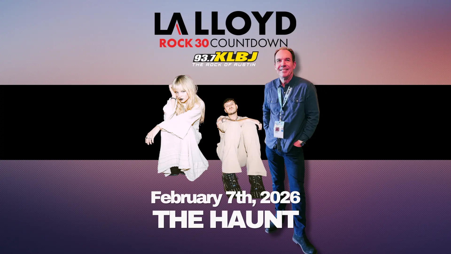 The Haunt Co-Hosts the LA Lloyd Rock 30 Countdown this Saturday