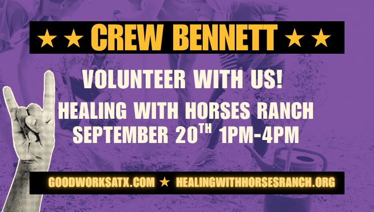 header crew bennett september 2026 healing with horses community service klbj