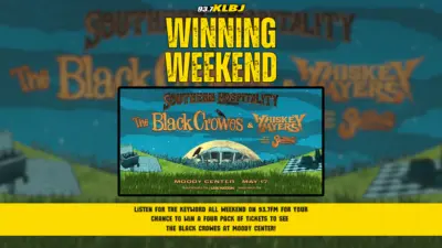 Winning Weekend Header - Black Crowes and Whiskey Myers at Moody Center 2026 May