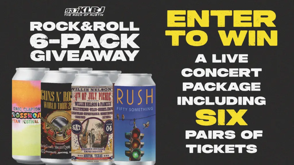 6 pack ticket giveaway header klbj concert package 2026