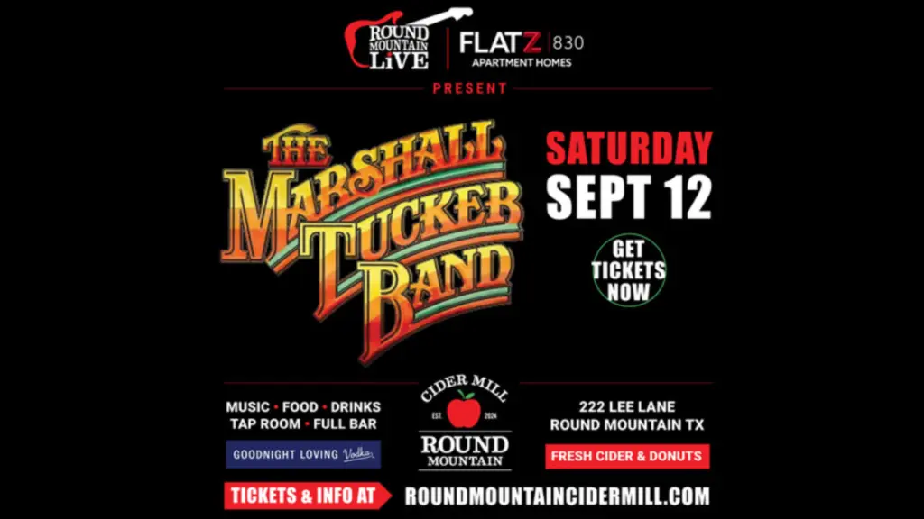 marshall tucker band round mountain cider mill header 2026