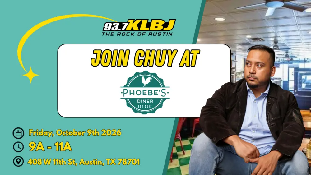 Join Chuy (10/9) At Phoebe’s Diner