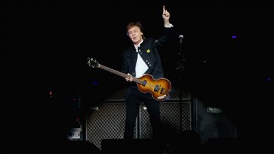 Paul McCartney performs at Qudos Bank Arena on December 11, 2017 in Sydney, Australia.