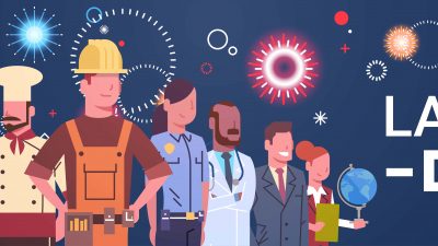 stock image celebrating labor day