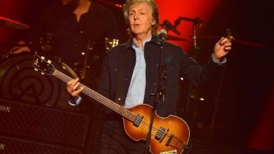 Paul McCartney on stage