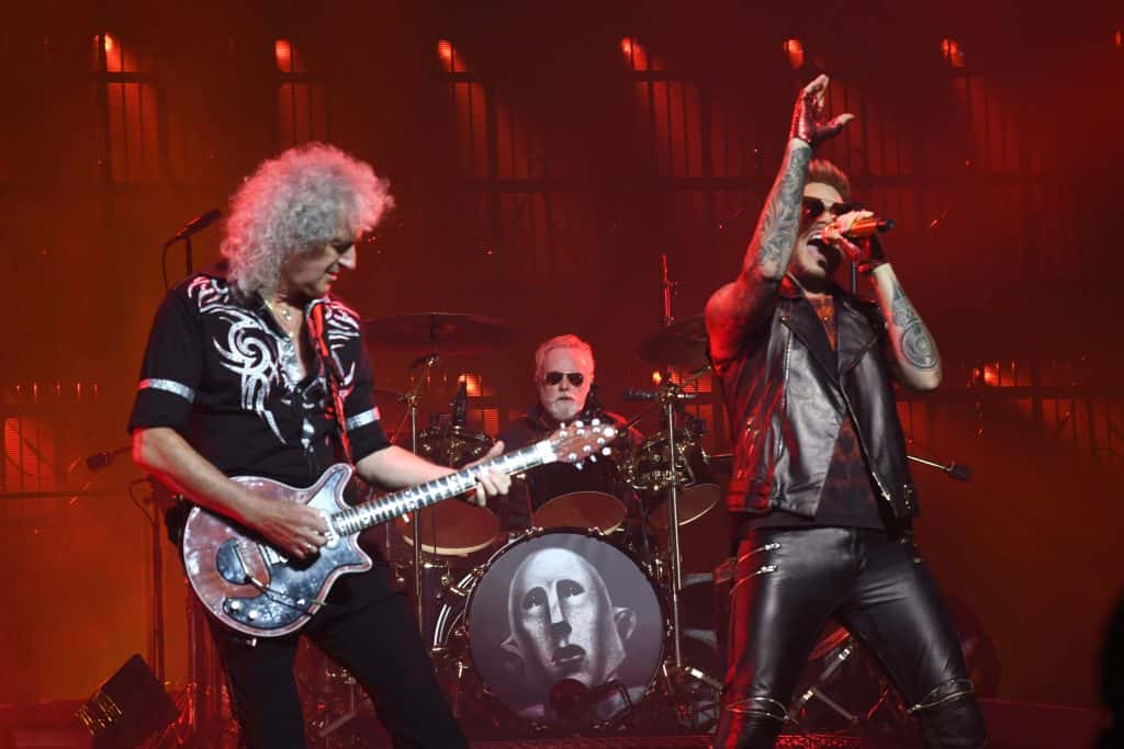 Queen and Adam Lambert Performing