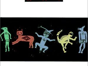 Heart's Bad Animals Album Cover With Renderings Of Tribal Creatures