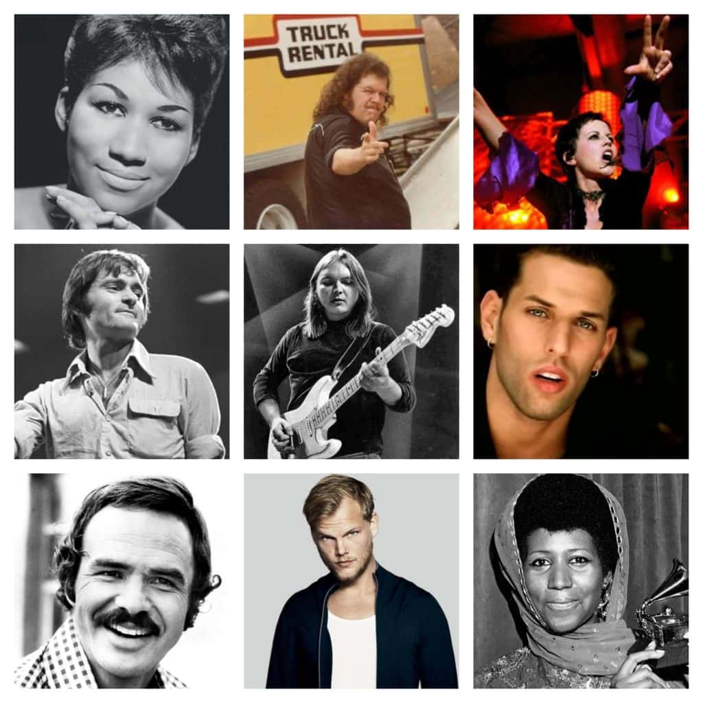 The artists who passed away