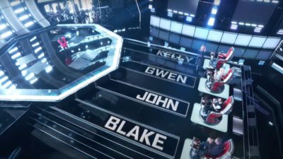 The Voice with Blake, John, Gwen, Kelly