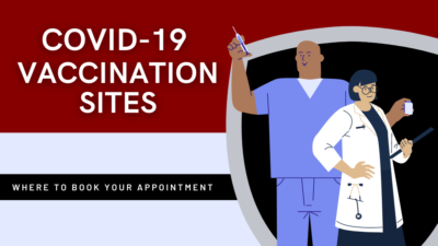 COVID-19 Vaccination Site, Where to Book an Appointment