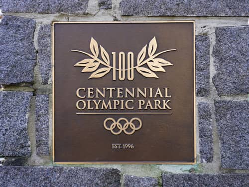 Atlanta Centennial Park - Home of 1996 Olympics