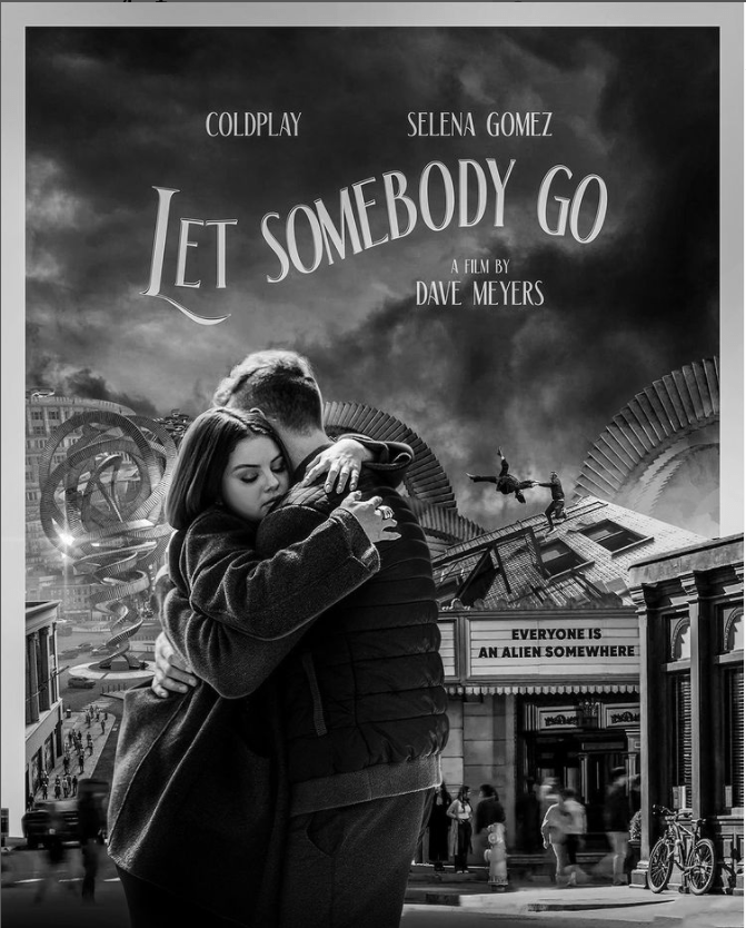 'Let Somebody Go' Coldplay Poster