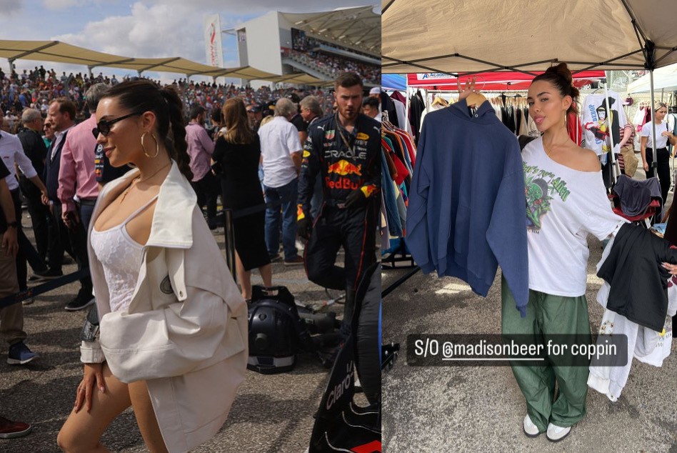 Madison Beer at Guad and F1