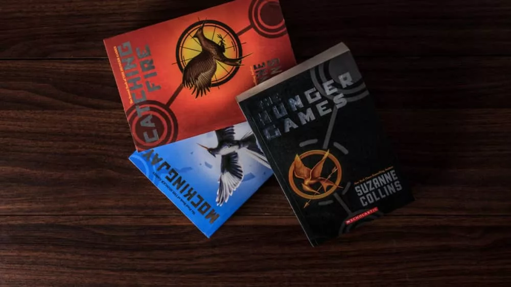 The Hunger Games books  ofamily learning together