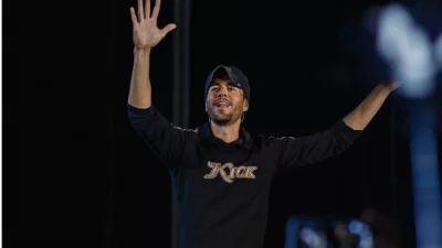 Enrique Iglesias concert at the Olympic Stadium^ KIEV^ UKRAINE - SEPTEMBER 30^ 2018