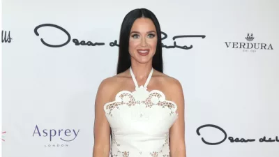 Katy Perry at the Colleagues Spring Luncheon at the Beverly Wilshire Hotel on April 25^ 2024 in Beverly Hills^ CA