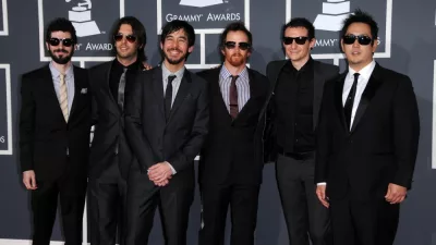 Linkin Park at the 52nd Annual Grammy Awards - Arrivals^ Staples Center^ Los Angeles^ CA. 01-31-10