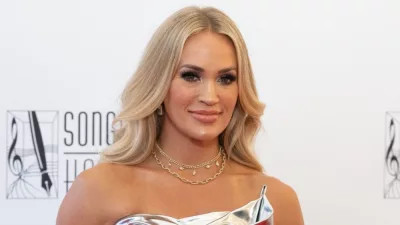Carrie Underwood attends 2024 Songwriters Hall of Fame Induction and Awards Gala at Marriott Marquis Hotel in New York on June 13^ 2024