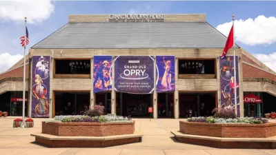 Front of the Grand Ole Opry House in Nashville^ Tennessee on July 7th^ 2016.