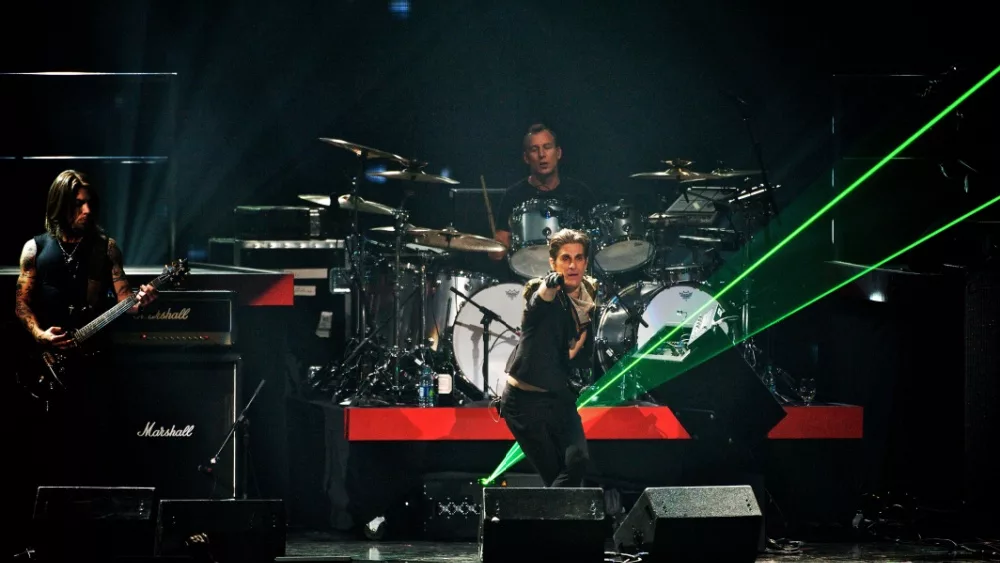 Perry Farrell and Jane's Addiction perform at the inaugural iHeartRadio Music Festival at the MGM Grand Garden Arena. Las Vegas^ NV^ USA: September 23^ 2011