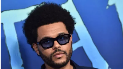 The Weeknd arrives for the ÔAvatar The Way of WaterÕ Hollywood Premiere on December 12^ 2022 in Hollywood^ CA