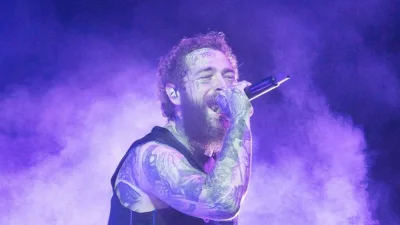 Post Malone performs at Bonnaroo music festival Manchester^ Tennessee USA - 06-15-2024