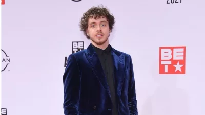 Jack Harlow arrives for the 2021 BET Awards on June 27^ 2021 in Los Angeles^ CA