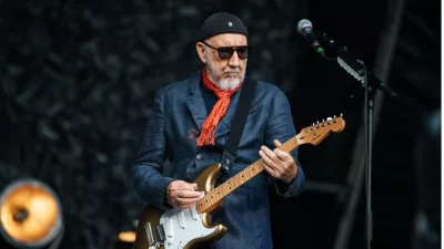 The Who's original member Pete Townshend. live at totally wicked stadium uk St Helens^ United Kingdom^ 21st July 2023