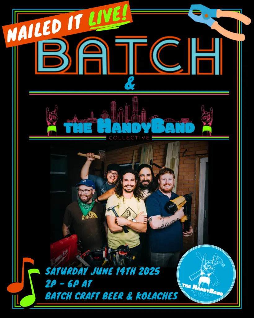 Handyband Collective "Nailed it! Live" at Batch Craft Beer and Kolaches