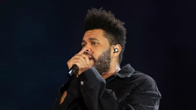 The Weeknd performs on stage during 2018 Global Citizen Festival: Be The Generation in Central Park New York^ NY - September 29^ 2018