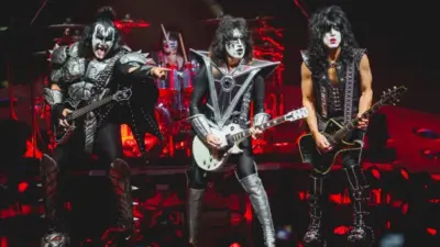 KISS performs live at Van Andel Arena. GRAND RAPIDS^ MICHIGAN / USA - March 9^ 2019