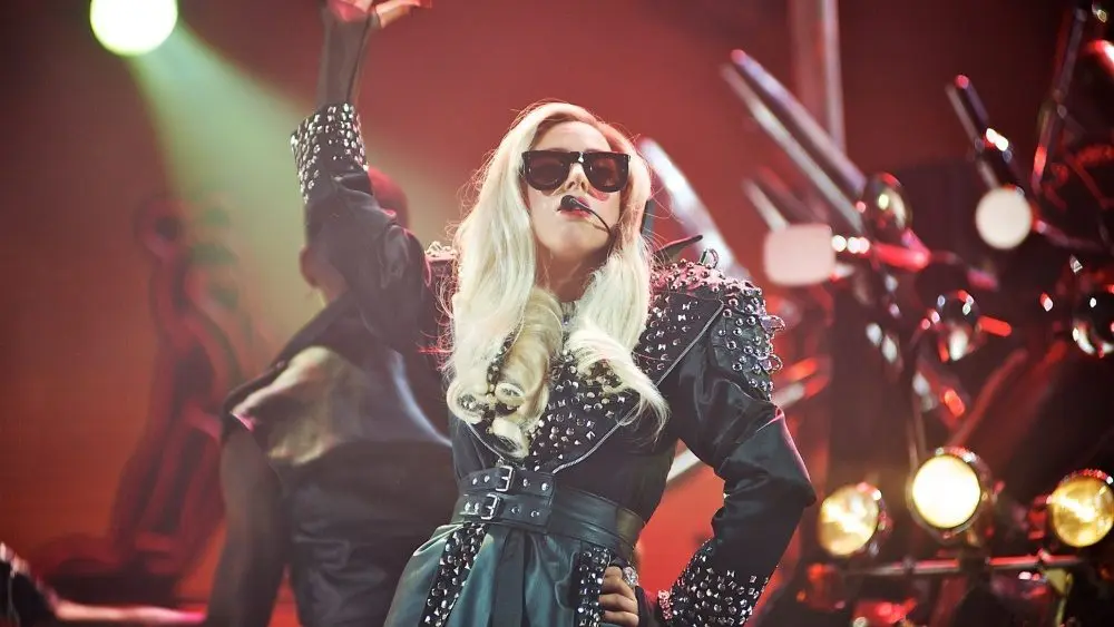 Lady Gaga performs at the inaugural iHeartRadio Music Festival at the MGM Grand Garden Arena. Las Vegas^ NV^ USA: September 24^ 2011