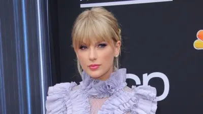 Taylor Swift at the 2019 Billboard Music Awards held at the MGM Grand Garden Arena in Las Vegas^ USA on May 1^ 2019.