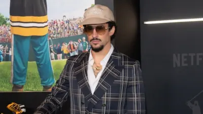 Bad Bunny attends Netflix's 'Happy Gilmore 2' premiere at Jazz at Lincoln Center^ New York^ NY^ July 21^ 2025.